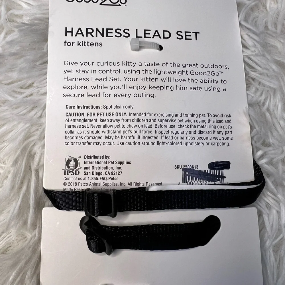 Good2Go harness lead set for kittens